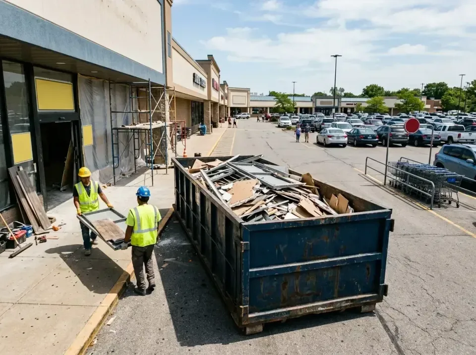 retail-store-renovation-debris-003 — frequently asked questions, Roll-off Dumpster Rentals in Oakes, ND